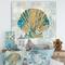 Designart - Coastal Pastel seashells I - Vintage Nautical Gallery-wrapped Canvas